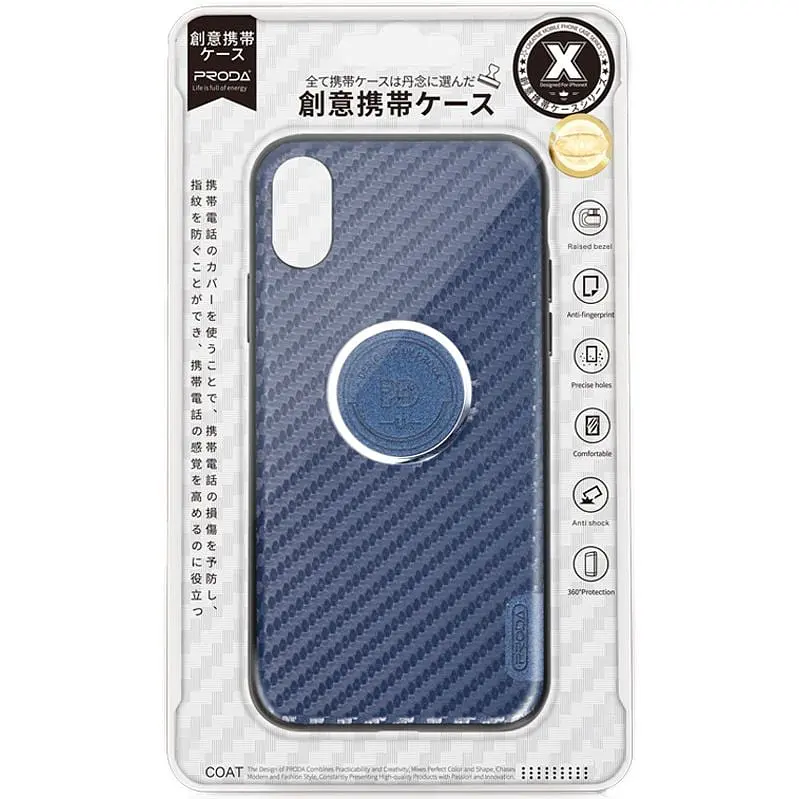 Чохол-накладка Remax Breathe Series Case Apple iPhone X Purplish Blue - фото 2