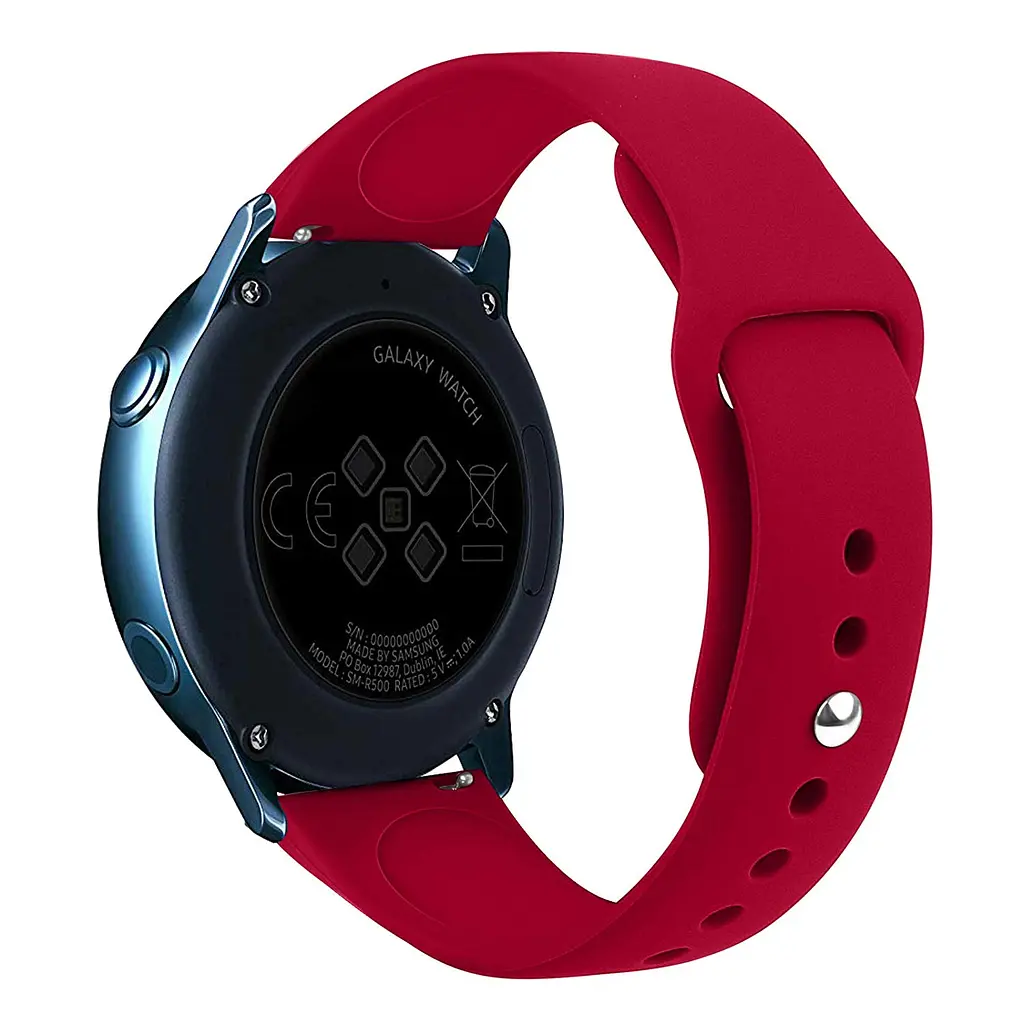 Ремінець BeWatch для Samsung Galaxy watch Active Червоний (1010303) - фото 2