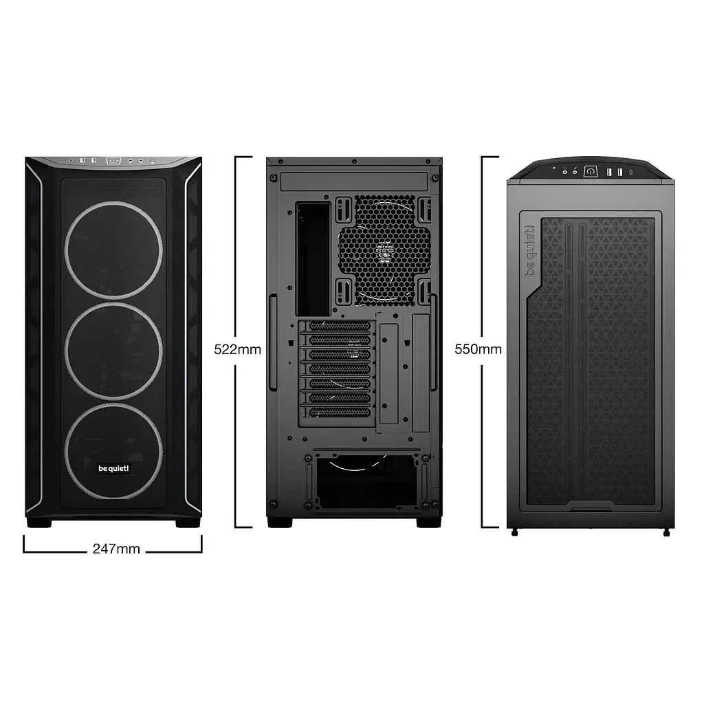 Корпус be quiet! Shadow Base 800 FX Black (BGW63) - фото 2