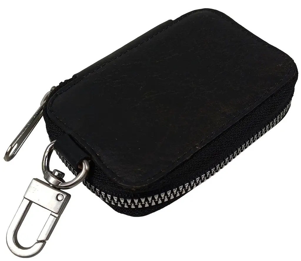 Ключниця Luxury Key Case натуральна шкіра Чорна - фото 5