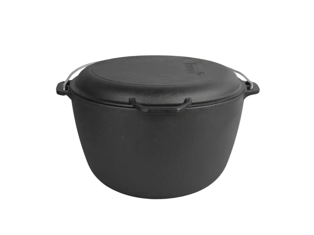 Казан чавунний азійський Brizoll з кришкою-сковородою 10 л (KT10-2) - фото 6