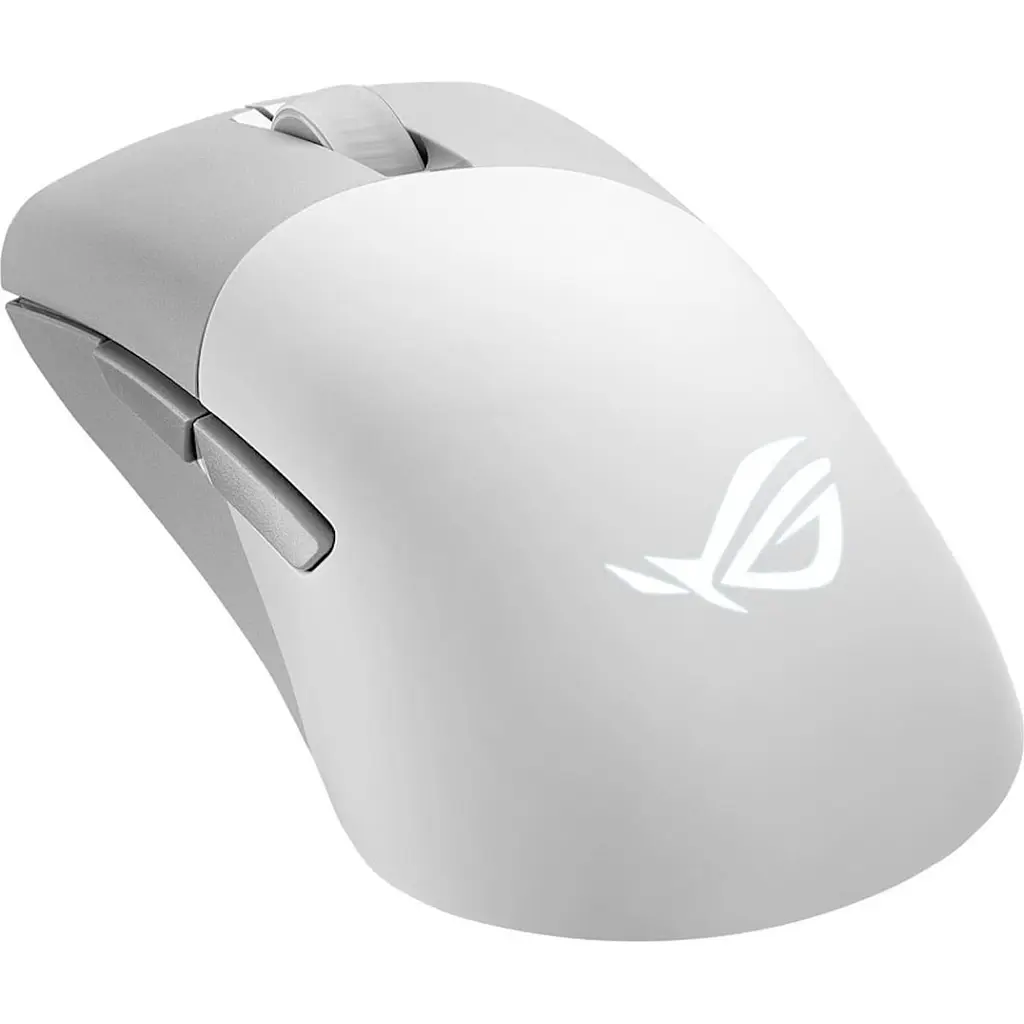 Бездротова миша ASUS ROG Keris AimPoint RGB USB/WL/BT White (90MP02V0-BMUA10) Б/в - фото 2