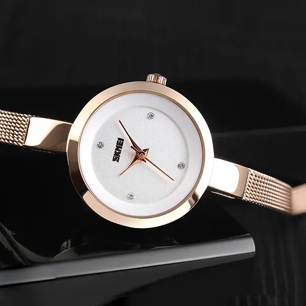 Жіночий наручний годинник 1390RG Rose Gold Skmei acs0030774 - фото 3