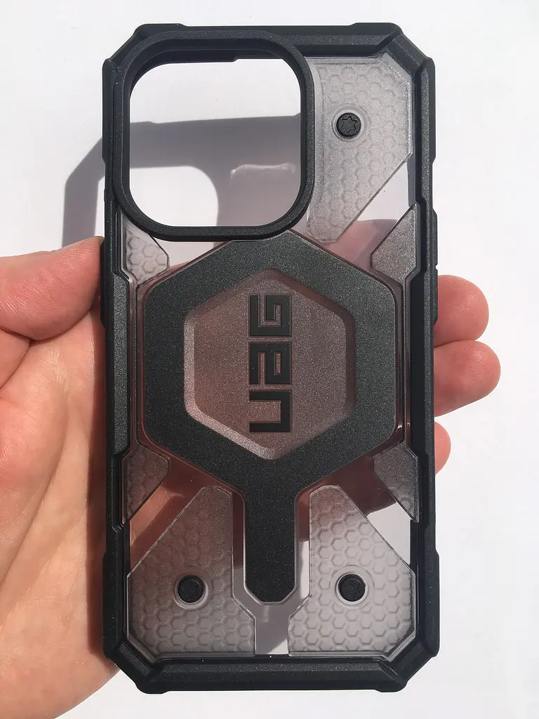 Оригінальний протиударний чохол UAG Pathfinder MagSafe для iPhone 15 Pro Ash (114281113131) - фото 3
