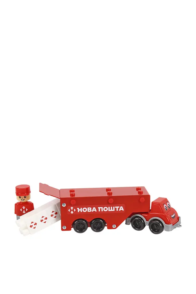 Конструктор металевий Фура Нова пошта Technok Toys 1416 ЦБ-00282346 - фото 5