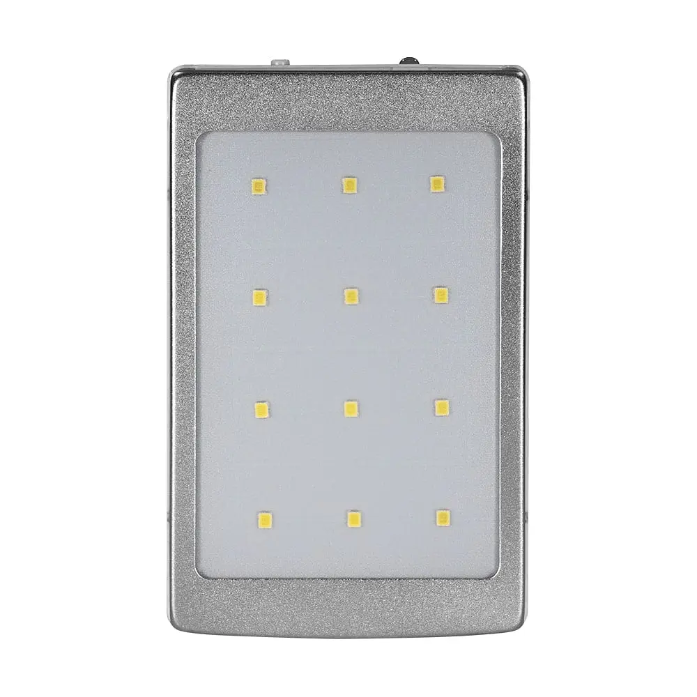 Повербанк з сонячною панеллю 10000mAh Power Bank Kraft KPB-1012SL Silver LED-ліхтар (43-00069) - фото 3