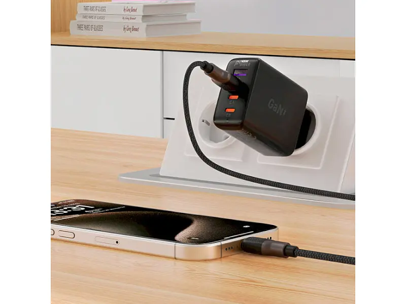 Кабель Acefast C10-04 USB-A to USB-C 1.2м Black (6974316283126) - фото 4