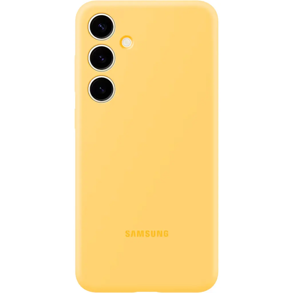 Чехол Silicone Case для Samsung Galaxy S24 Plus Yellow (EF-PS926TYEGWW) [100745] - фото 2