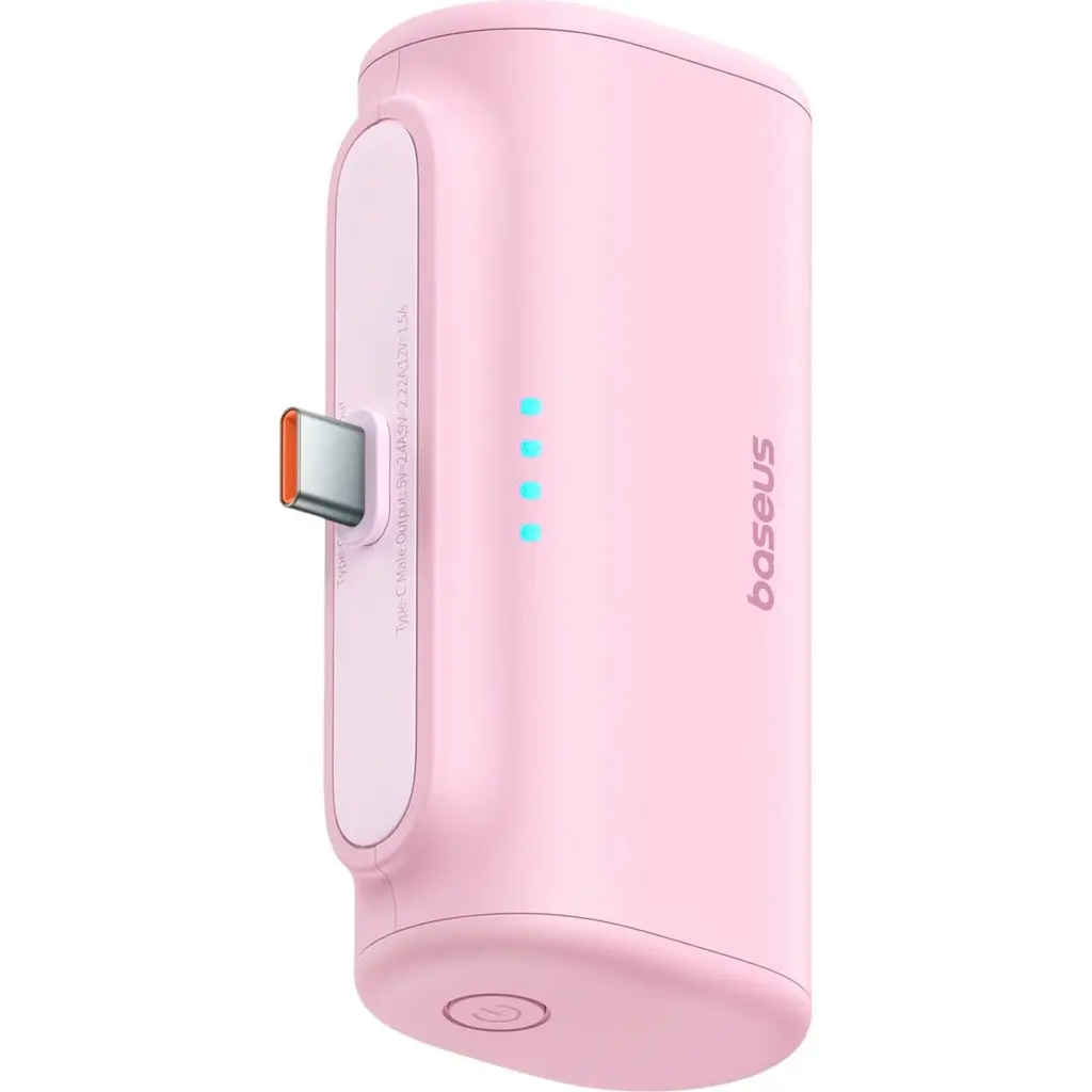 Зовнішній акумулятор Baseus Compact Type-C Edition 5000mAh 20W Pink P10068306413-00 [132863] - фото 5