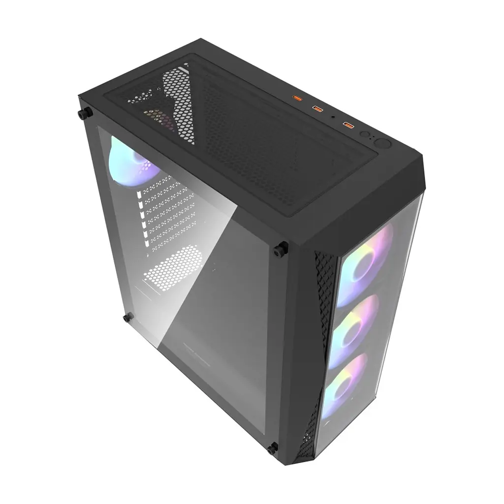 Корпус для ПК DARKFLASH DK352 PLUS BLACK - фото 6