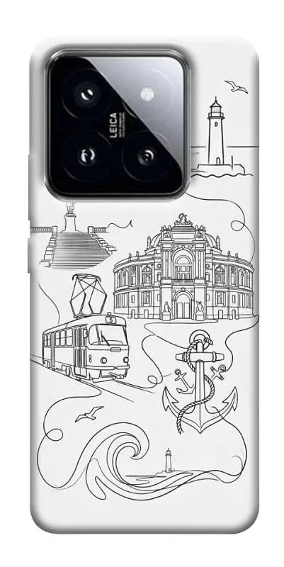 TPU чохол Demsky Odesa spirit для Xiaomi 14 Pro