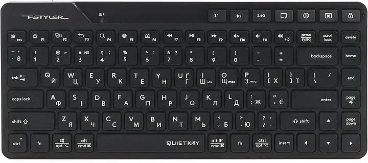 Клавіатура A4Tech Fstyler FBK26C AS Чорний (4711421000208)