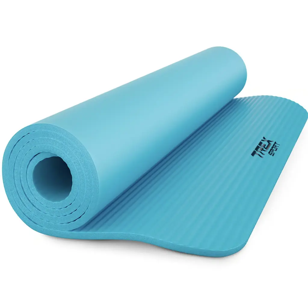 Коврик для йоги Trex Sport TX-019NGM NBR 1см 190х80 блакитний - фото 9