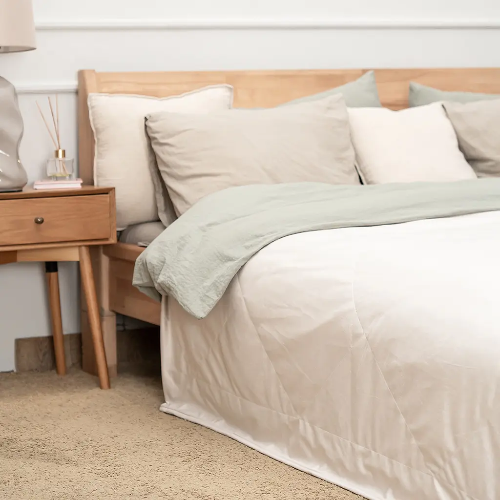 Плед-покривало двостороннє Sonex Aspen 220х240 см бежеве (SO102547) - фото 4