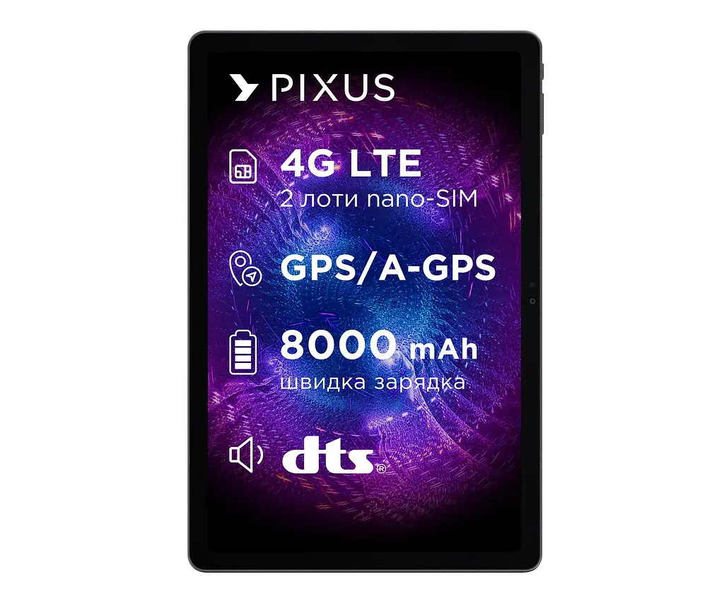 Планшет Pixus Titan 11" 8/128GB 4G Grey - фото 2