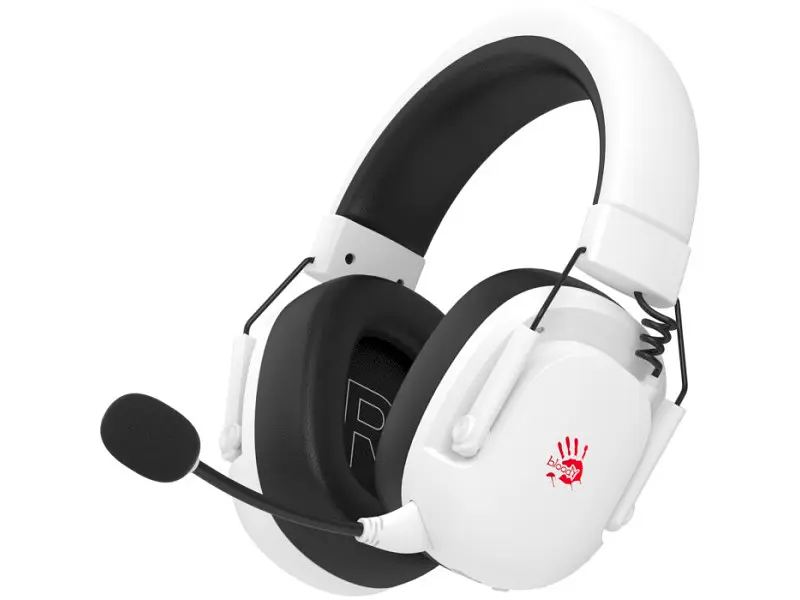 Навушники з мікрофоном A4Tech Bloody GR585 White - фото 5