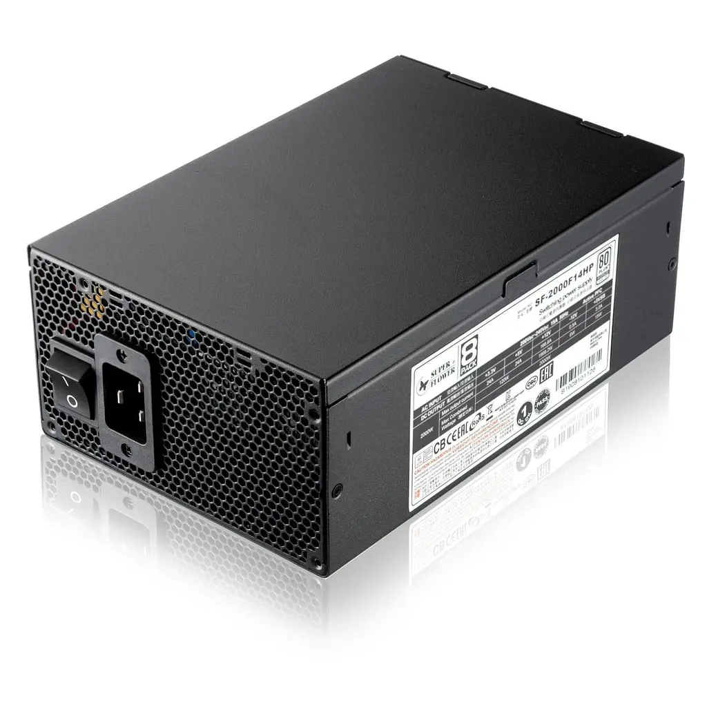 Блок питания Super Flower Leadex 2000W 80+ Platinum Black (SF-2000F14HP) - фото 2
