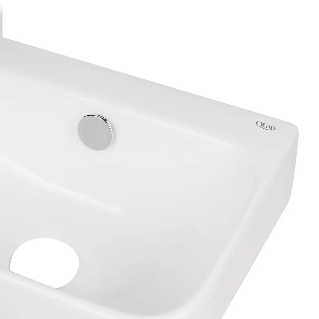 Умивальник Qtap Tern 450x250x158 White QT1711H02RW, Білий - фото 5