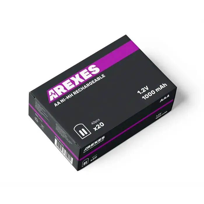 Акумулятор AAA Arexes 1000mAh 1.2V Ni-MH, мініпальчиковий, 1 шт - фото 2