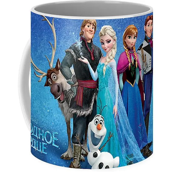 Кружка GeekLand Frozen Холодное Сердце главные герои FZ.02.21 330 мл разноцветная - фото 3