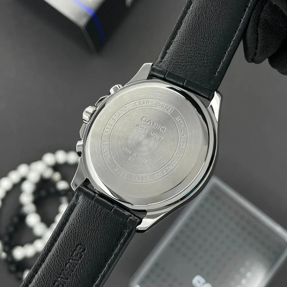 Чоловічий годинник Casio MTP-1374L-1A Сріблястий ( AT1141-0053 ) - фото 4