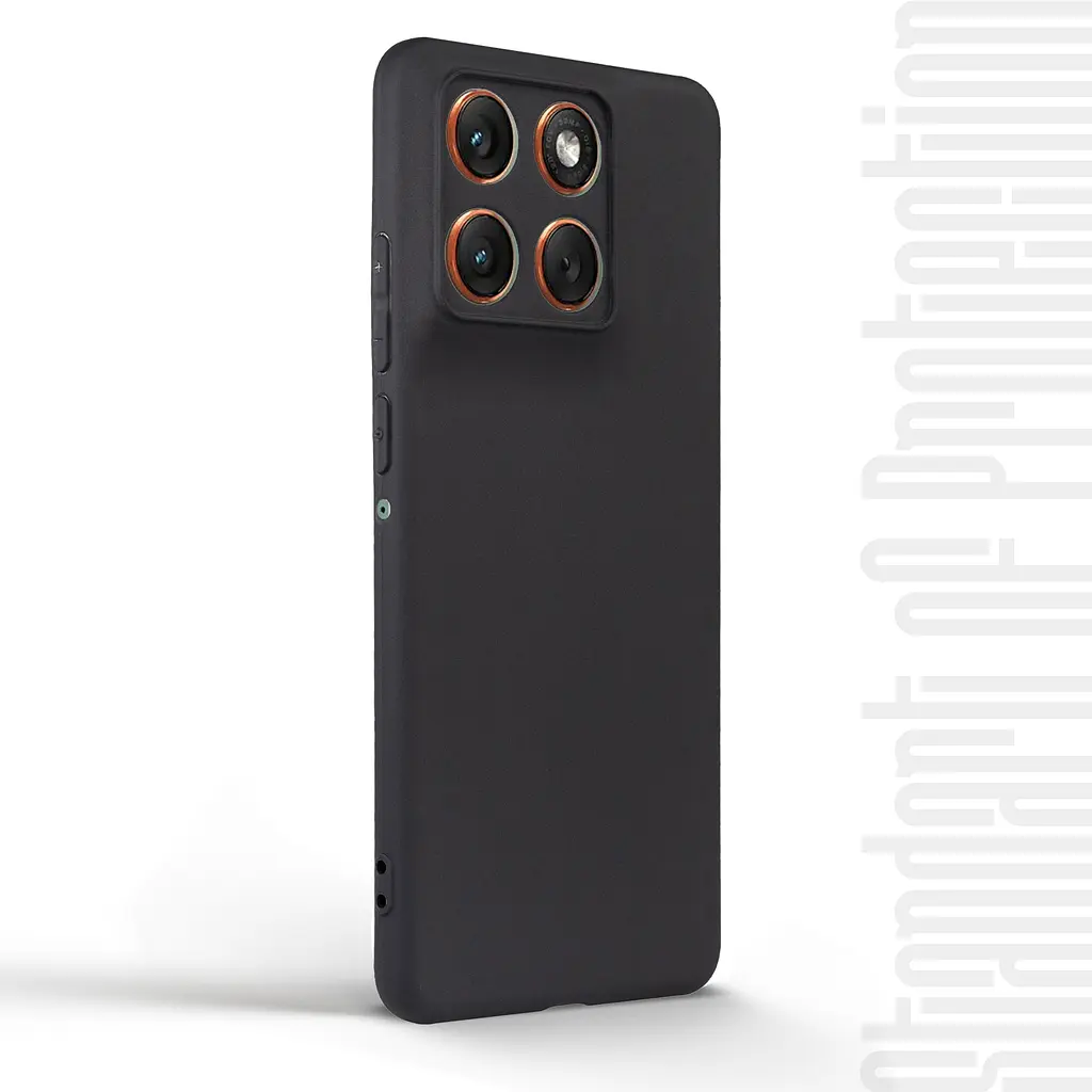 Чехол-накладка для смартфона Motorola Edge 70 5G противоударный, силиконовый, термополиуретановый (ТПУ), с защитой камеры и корпуса, черный, защита всего корпуса, ArmorStandart (ARM89712) - фото 2