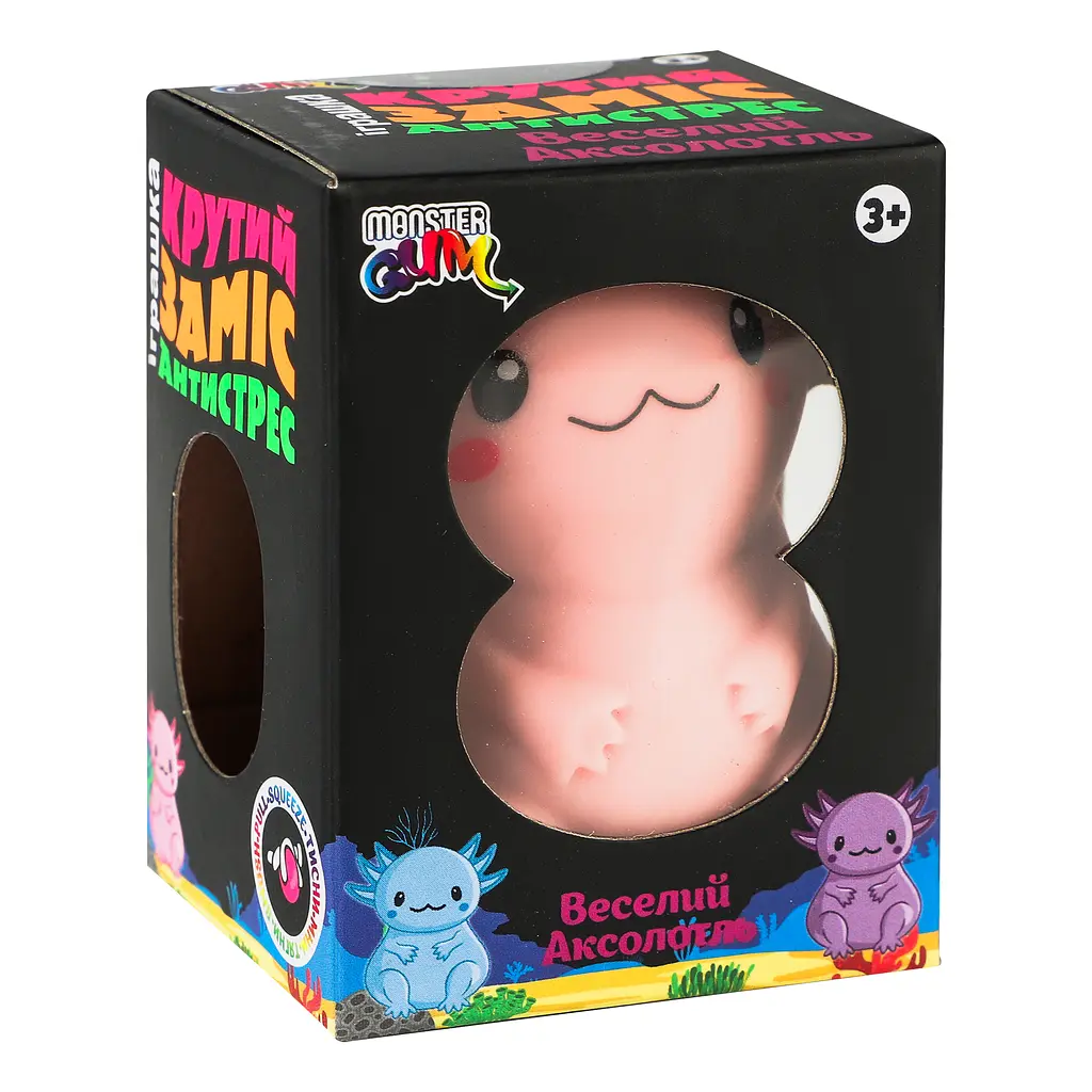 Игрушка-стрейч Monster Gum Веселый Аксолотль 6.5 см (CKS-10766) - фото 6
