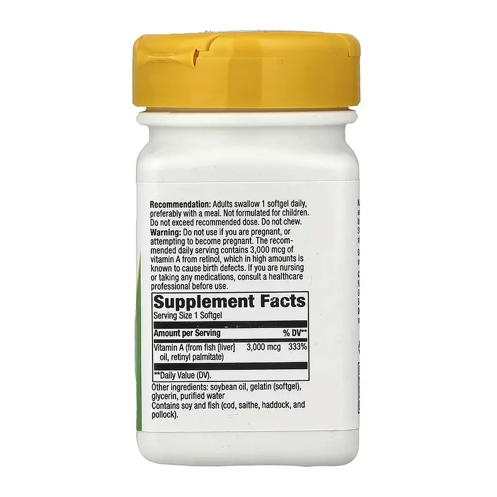 Вітамін A Nature's Way (Vitamin A) - 100 софтгелів - фото 2