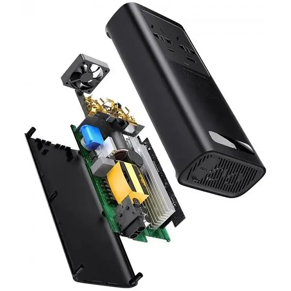 Автомобільний інвертор Baseus Super Si Power Inverter 500W [CGNB000101] [72165] - фото 6