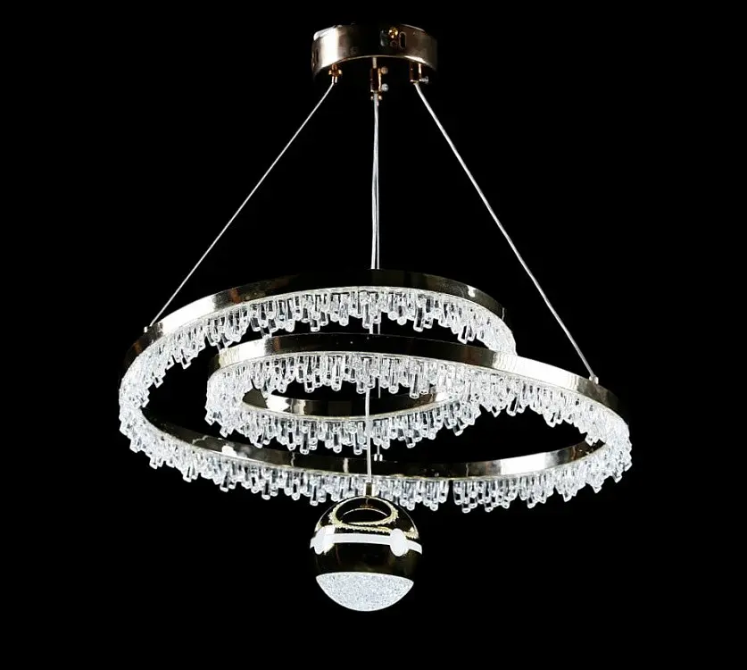 Люстра стельова LED Splendid Ray L151/2, 40Вт, золото, білий, сучасний стиль для дому - фото 2