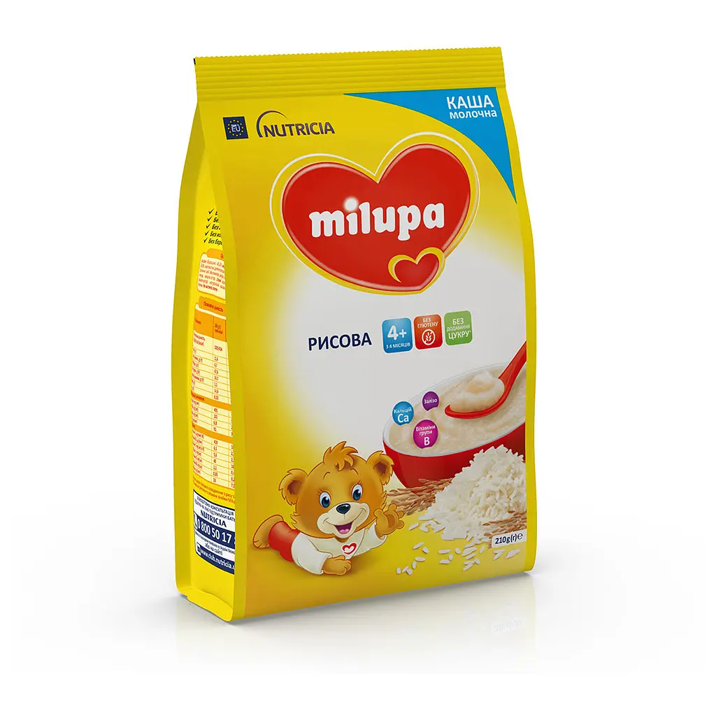 Дитяча каша Milupa Рисова молочна 210г (5900852931178) - фото 6