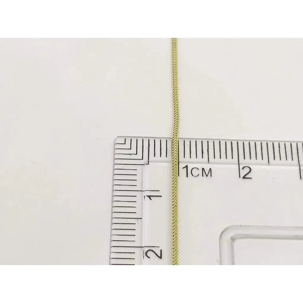 Золотая цепочка Столичная Ювелирная Фабрика (Снейк). 304203Ж 50 - фото 3