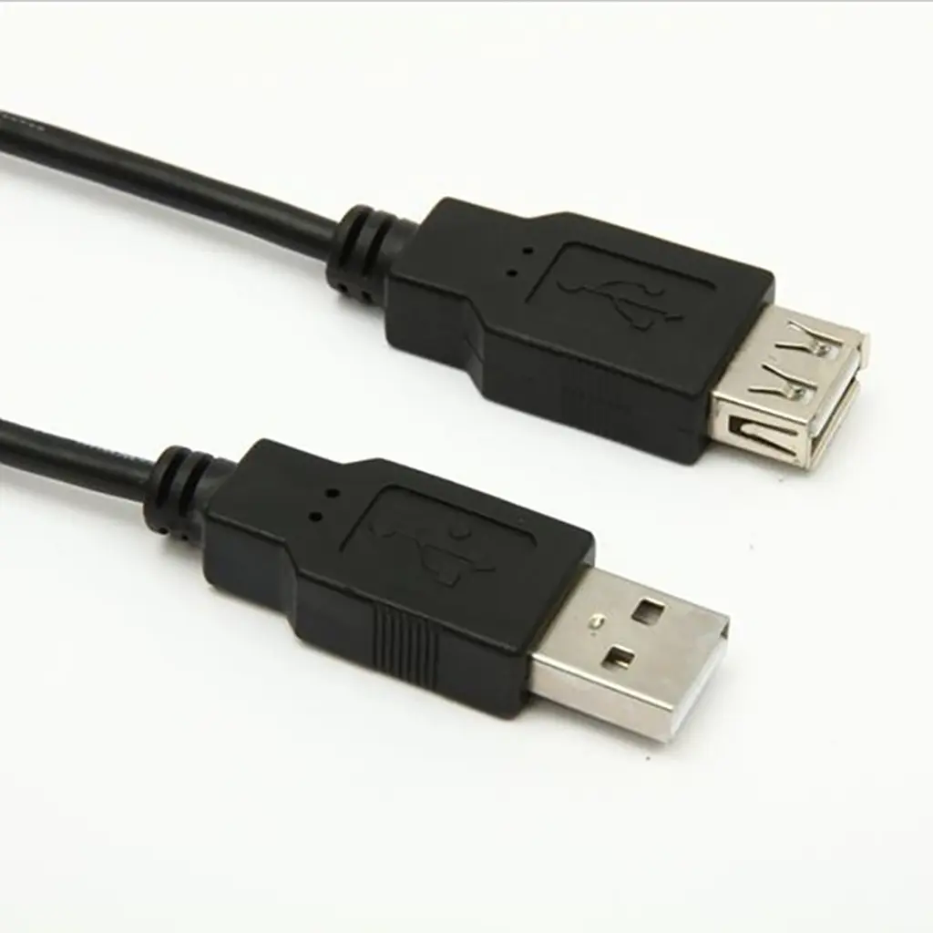 Кабель продовжувач USB 2.0 AM-AF, 2.0 м чорний - фото 3