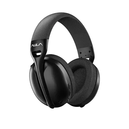 Навушники Aula S6 wireless headset 3 in 1, Black (6948391235554), Bluetooth, 2.4 ГГц, USB Type-C, висувний мікрофон, чутливість мікрофону -38 дБ, чутливість навушників 121 дБ - фото 3