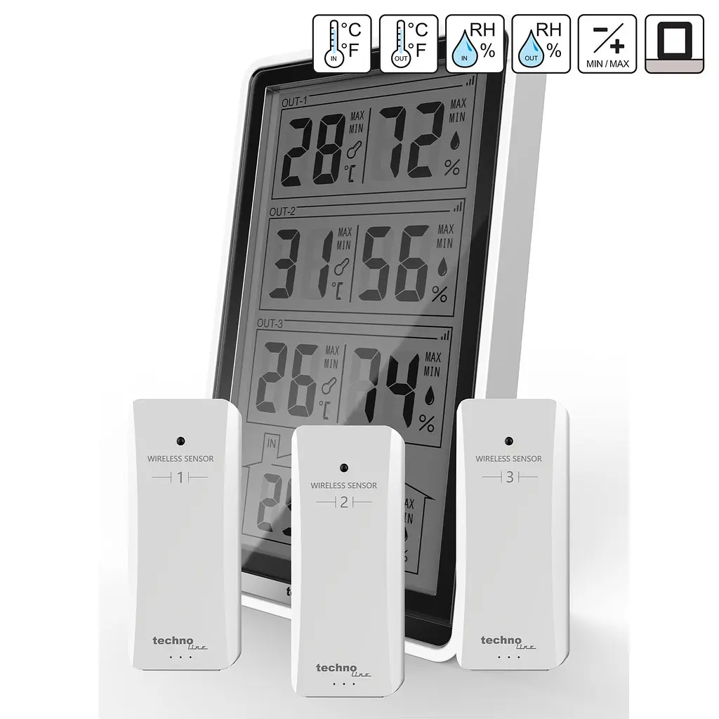 Термогігрометр Technoline WS7060 Black (WS7060) - фото 9