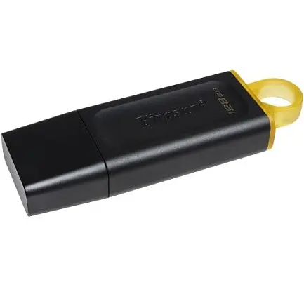 USB флеш-накопитель Kingston DataTraveler Exodia 128GB USB 3.2 Gen 1 Black/Yellow (DTX/128GB) - фото 2