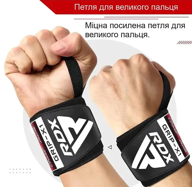 Бинти для зап'ясть (кистьові бинти) RDX W2 Gym Wrist Wraps Pink Pro (WAH-W2P) - фото 4