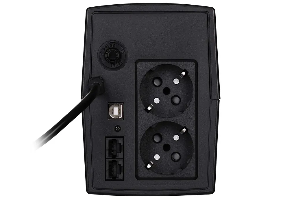 2E Джерело безперебійного живлення DD650, 650VA/360W, LCD, USB, 2xSchuko - фото 3
