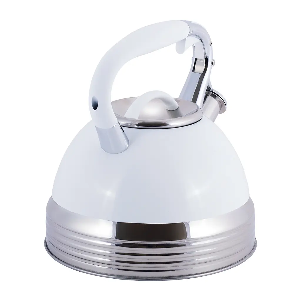 Чайник із свистком Kamille KM-0696WH 2.7 л білий - фото 5