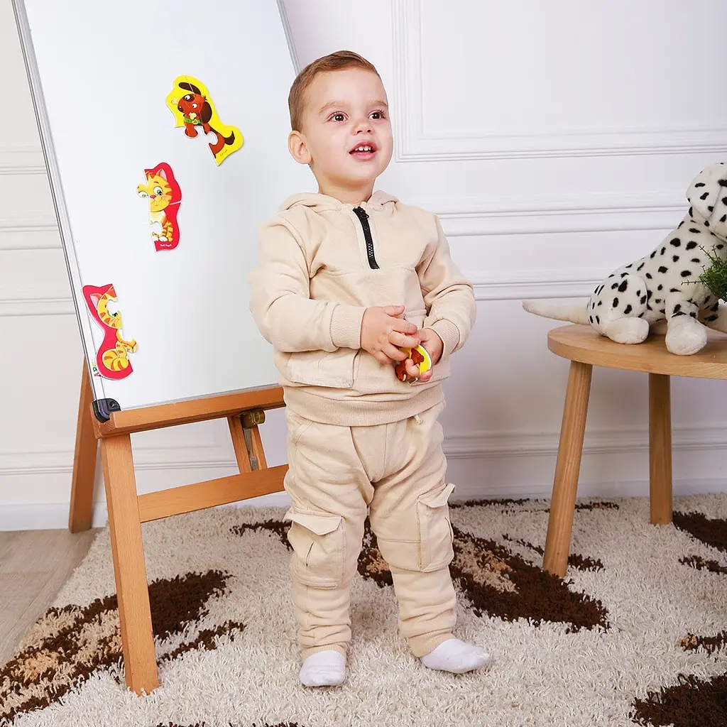 Магнітні бебі пазли Vladi Toys Мої перші ігри Кошеня і щеня 4 елементи (VT3208-10) - фото 3