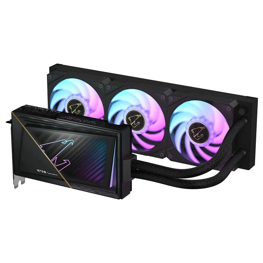 Відеокарта Gigabyte RTX 5080 16GB AORUS XTREME WATERFORCE (GV-N5080AORUSX W-16GD) (GDDR7, 256 bit, PCI-E v5.0 x16) - фото 2
