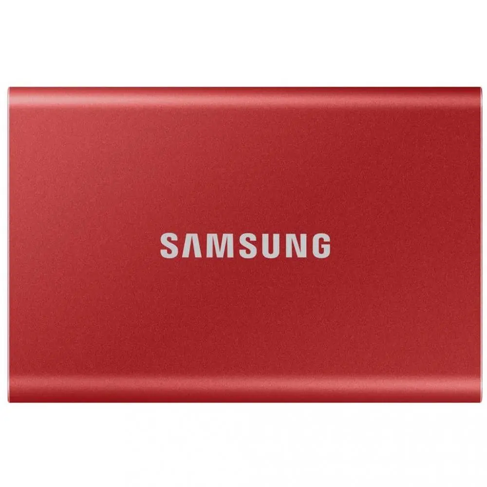 Внешний SSD накопитель Samsung T7 1 TB Red [MU-PC1T0R/WW] [53624] - фото 2