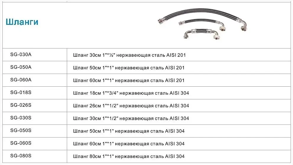 Шланг для насоса Zegor SG-080S антивібраційний Ø 25 мм 80 см 1"х1" ВЗ 30412 - фото 2