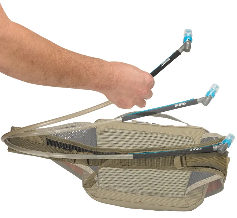 Сумка Portable Rail Hydration Hip Pack 4L TRHP-304 Faded Khaki Thule sum0028148 - фото 6