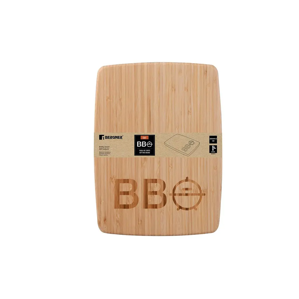 Дошка для нарізання Bergner Bbq lovers 30х22 см бамбук (BG-39987-AA) 30 см - фото 4