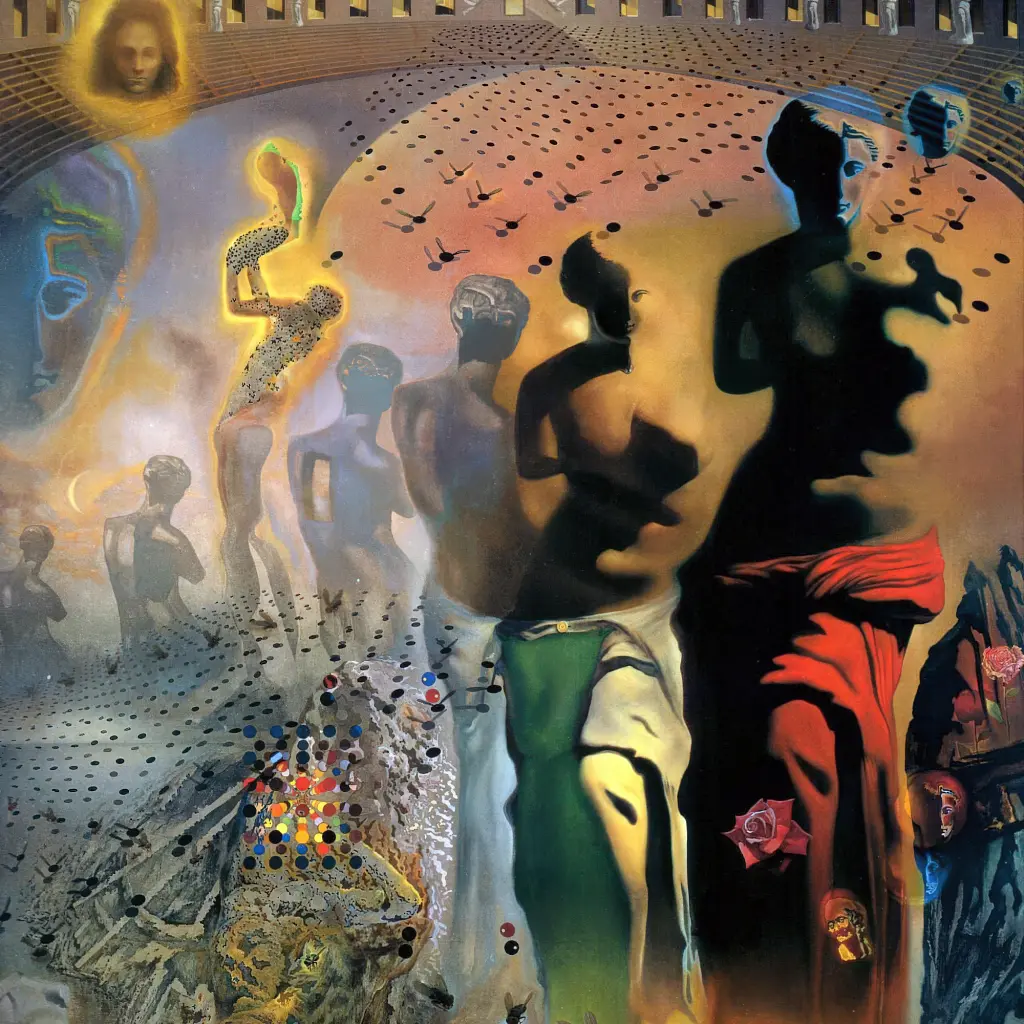 Інтер'єрна картина Галюциногенний тореадор, Сальвадор Далі, Salvador Dalí, Hallucinogenic Toreador, інтер'єрний декор, 60×45 см (id6997) - фото 4