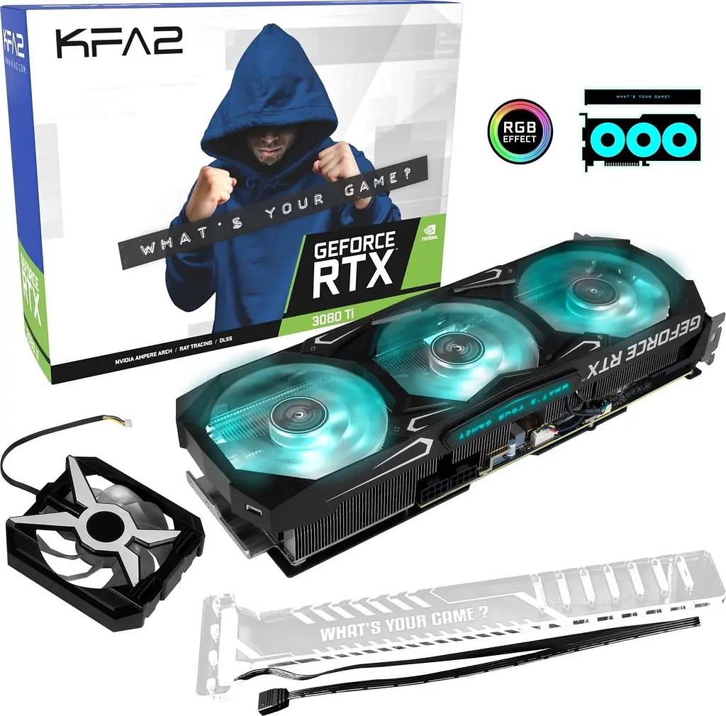 Відеокарта KFA2 RTX 3080Ti SG 1-Click OC 12GB (38IOM5MD99DK) (GDDR6X, 384 bit, PCI-E v4.0) Б/в - фото 9