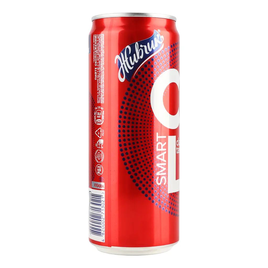 Напій безалкогольний Живчик Smart Cola сильногазований 0.33 л з/б (930627) - фото 2