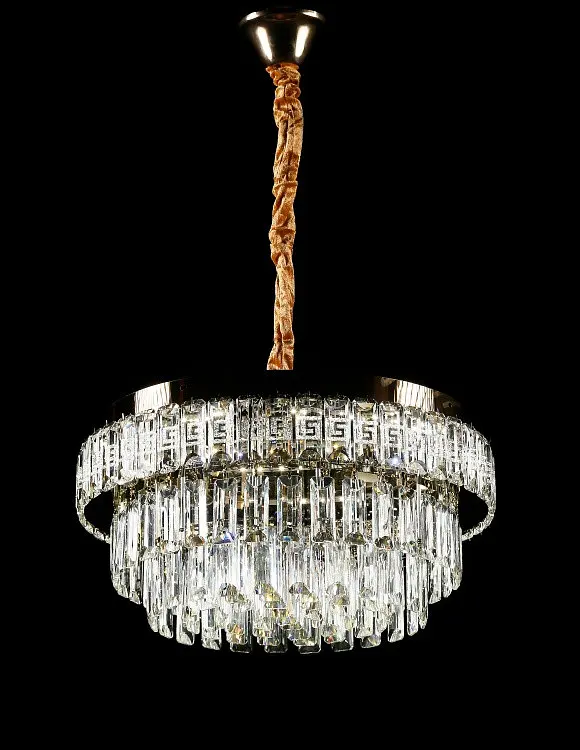 Золота кришталева люстра Splendid Ray 30438530 L2211/500/5+LED (SGD) з пультом та 2 температурами світла - фото 4