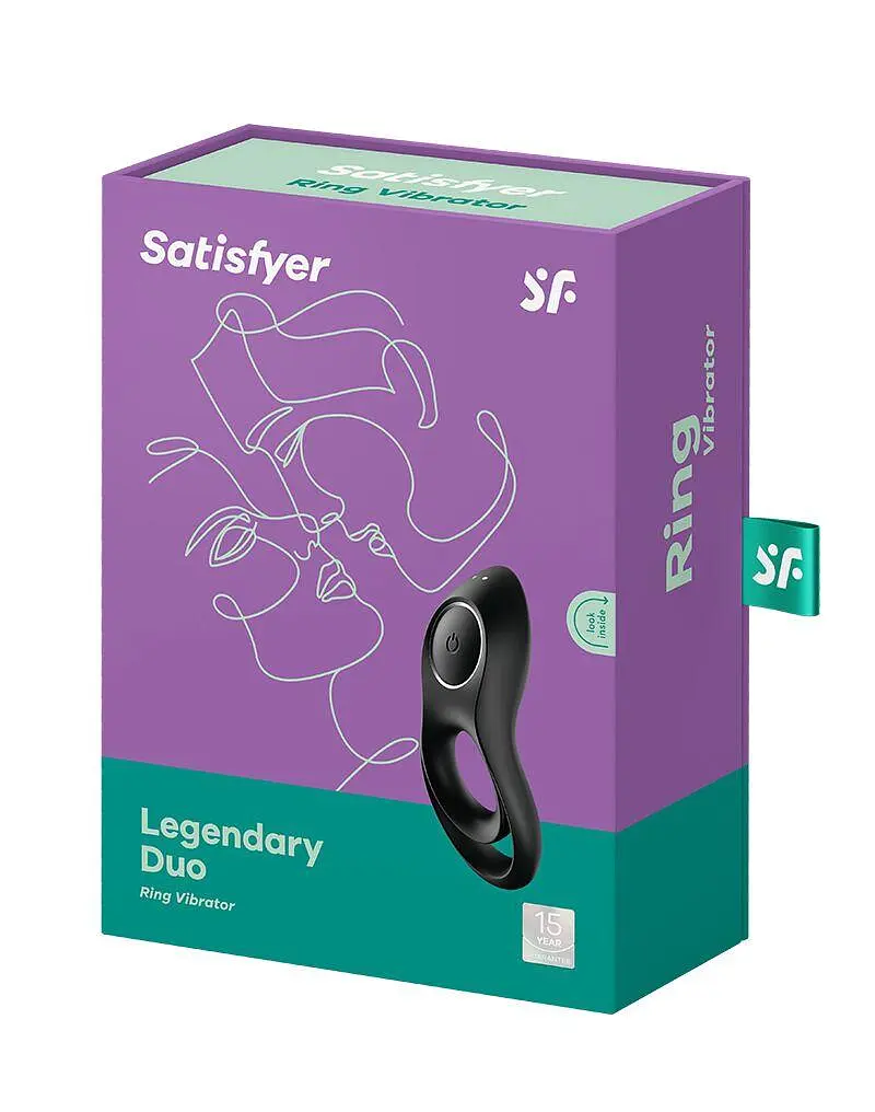 Ерекційне кільце з вібрацією Satisfyer Legendary Duo для члена і мошонки - фото 6
